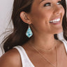 Waves Of Wonderful Earrings In Turquoise Image - 1