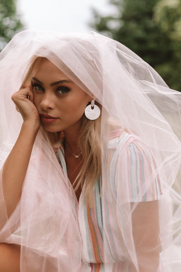 Kendra Scott Didi Statement Earrings in Silver Image - 1