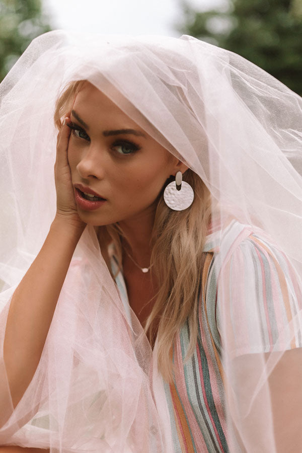 Kendra Scott Didi Statement Earrings in Silver Image - 2