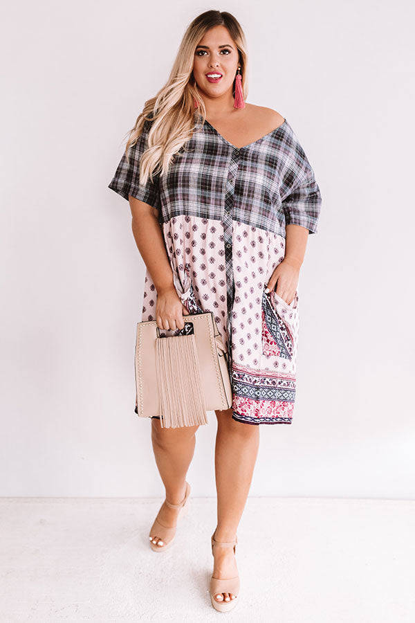 Under The Moonlight Babydoll Dress  Curves Image - 1