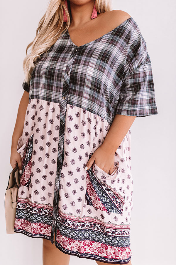 Under The Moonlight Babydoll Dress  Curves Image - 2