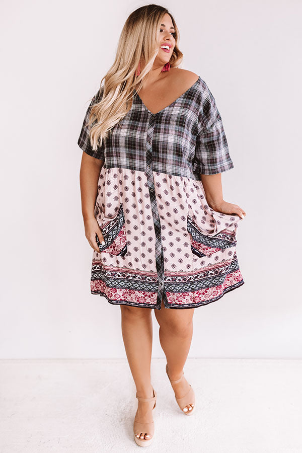 Under The Moonlight Babydoll Dress  Curves Image - 3