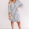 Amalfi Coast Stripe Shift Dress  Curves Image - 1
