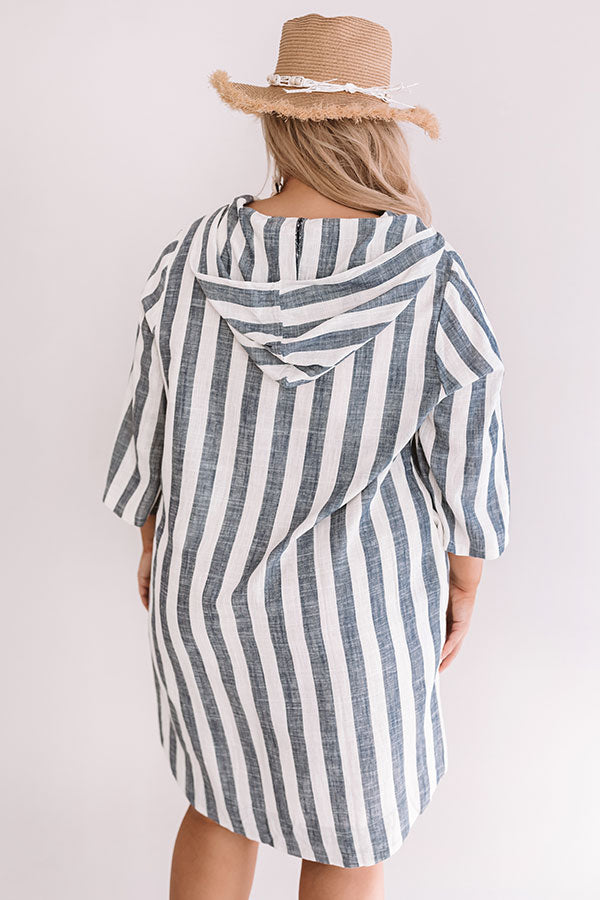 Amalfi Coast Stripe Shift Dress  Curves Image - 3