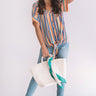 Hey, Happy Hour Stripe Top in Persimmon Image - 1