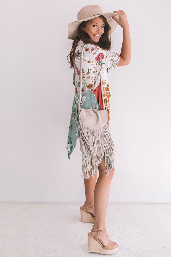 Rose Colored Kisses Floral Babydoll Top Image - 4