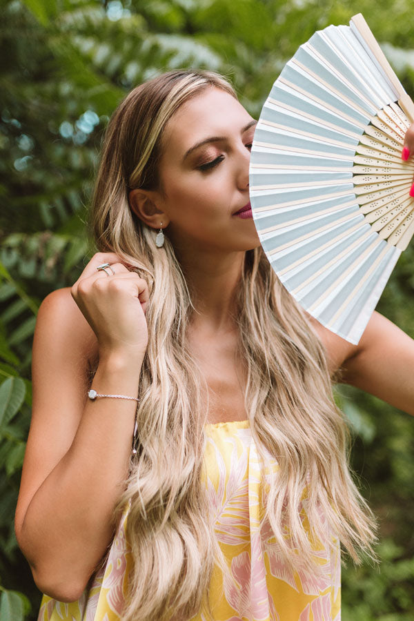 Kendra Scott Lee Silver Drop Earrings in Iridescent Drusy Image - 3