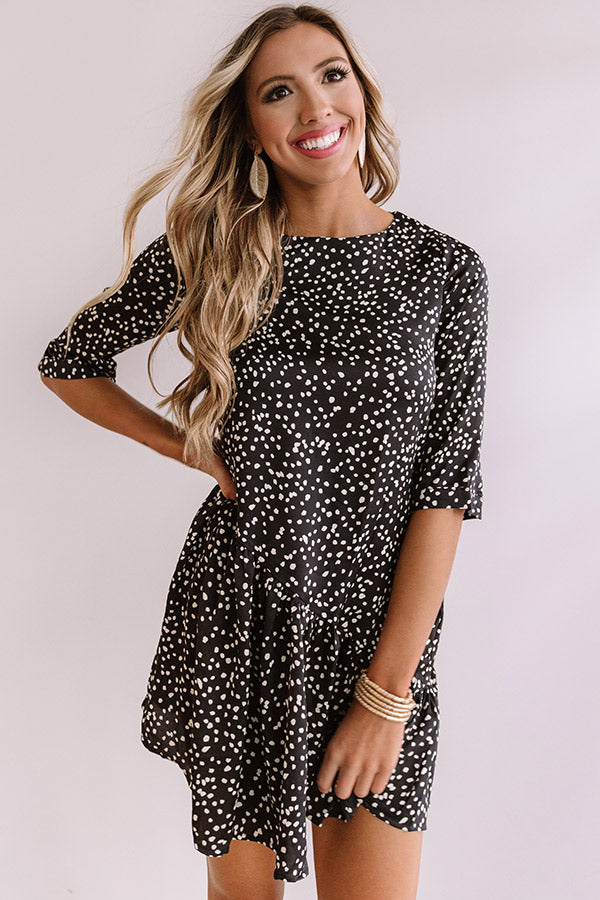 Down For The Count Shift Dress In Black Image - 1