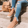 The Brantley Perforated Sneaker In Tan Image - 1
