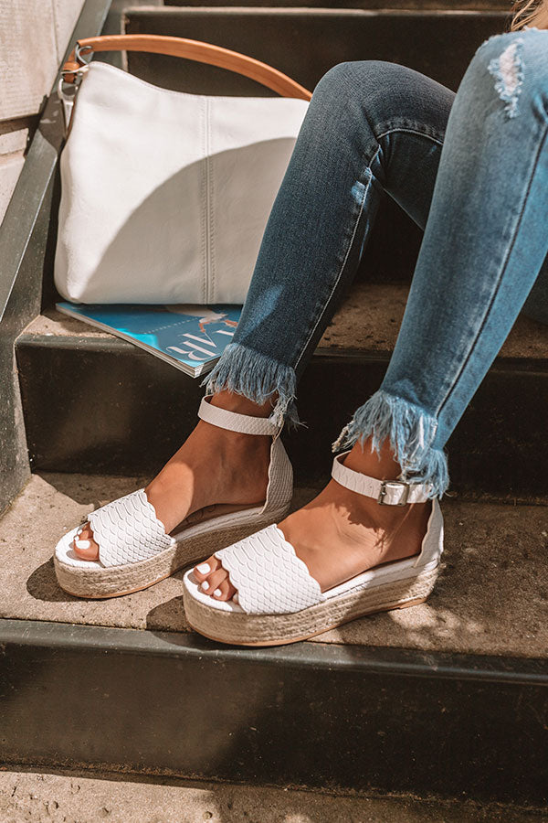 The Tipton Espadrille In White Image - 3