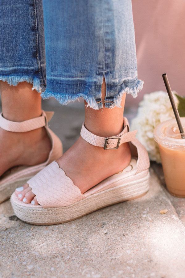 The Tipton Espadrille In Light Latte Image - 3