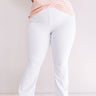 Fashion Week Flare Pants in White Curves Image - 1