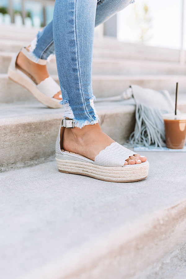 The Tipton Espadrille In Grey Image - 4
