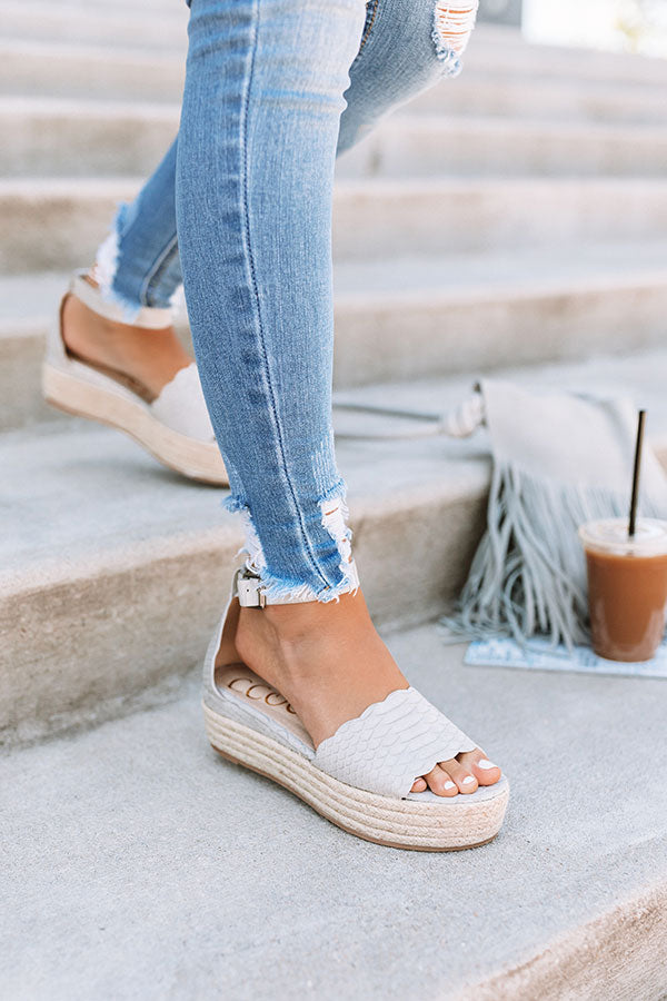 The Tipton Espadrille In Grey Image - 3