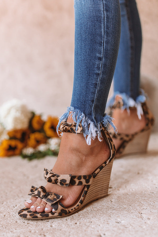 The Byrdie Leopard Wedge • Impressions Online Boutique