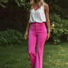 Stealing The Show High Waist Trousers In Hot Pink Image - 1