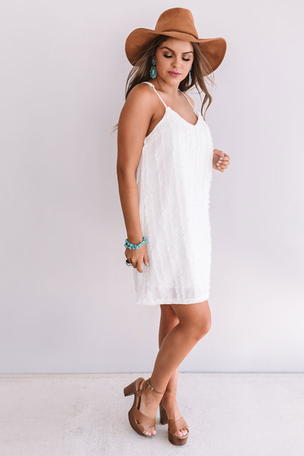 Hollywood Insider Shift Dress In Ivory Image - 3