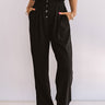 The Fletcher High Waist Trousers In Black Image - 1