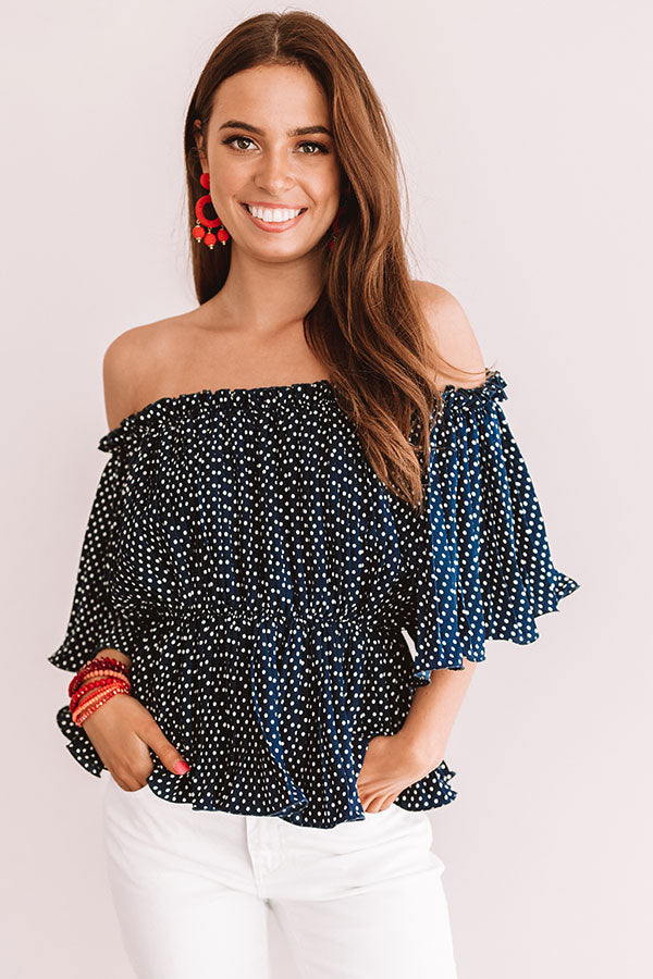 Italian Sunsets Off Shoulder Top Image - 4