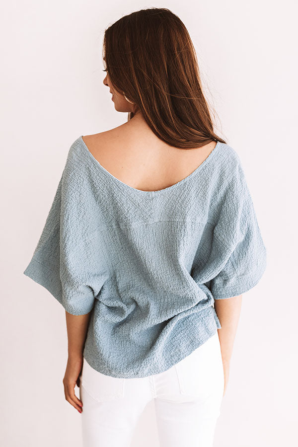 Secret Crushes Shift Top In Aqua Image - 4