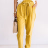 Santorini Sunshine Trousers In Mustard Image - 1