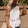 The Best Time Crochet Tank In White Image - 1