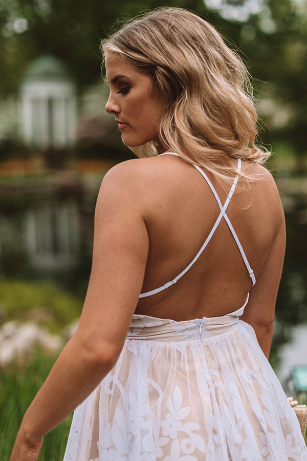 Night At The Ballet Mini Dress In Ivory Image - 4