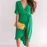 Charming In Cabo Ruffle Maxi In Green Image - 1