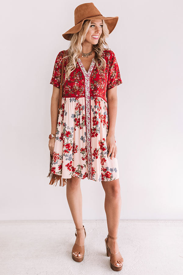 Brooklyn Heights Floral Babydoll Dress Image - 1
