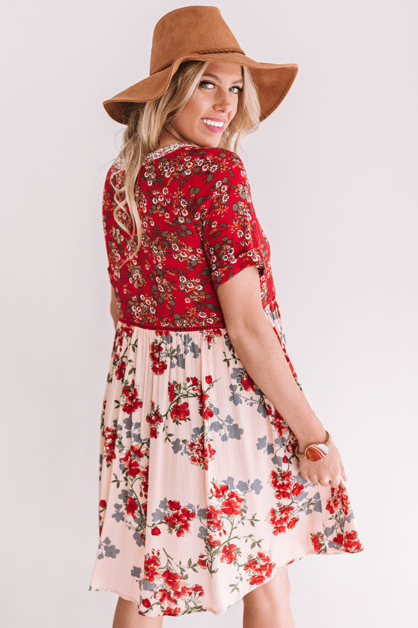 Brooklyn Heights Floral Babydoll Dress Image - 3