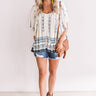 Need A Vacation Eyelet Top Image - 1