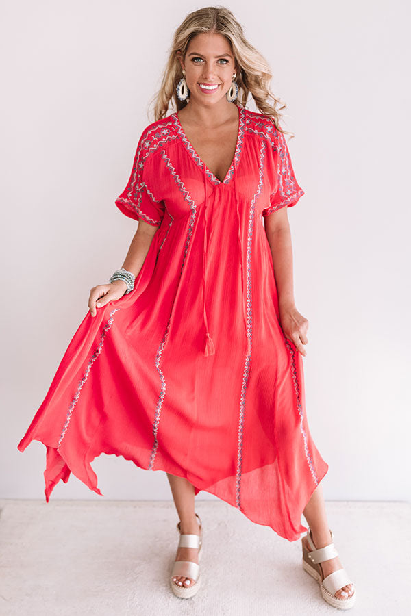 Amalfi Romance Babydoll Midi Image - 3