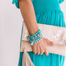 Sand Tropez Semi Precious Bracelet Set In Turquoise Image - 1