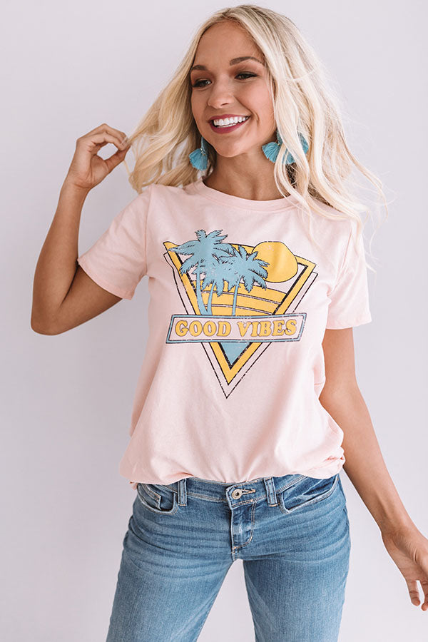 Good Vibes Shift Tee Image - 2