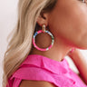 San Tropez Earrings In Pink Image - 1
