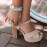 The Lyra Heel In Iced Latte Image - 1