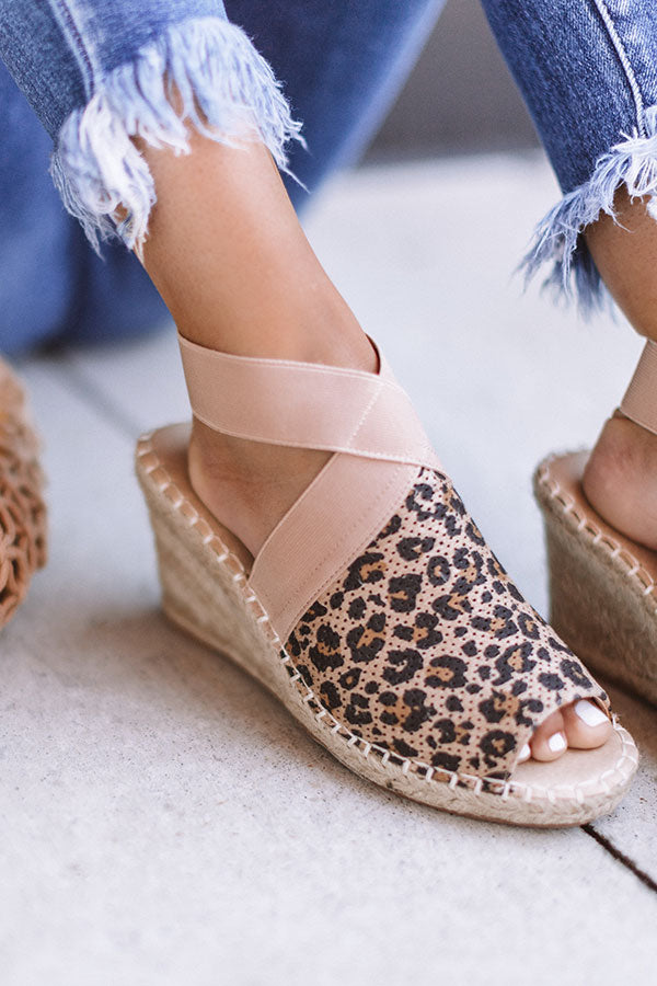 The Ashlyn Espadrille Wedge In Leopard Image - 3