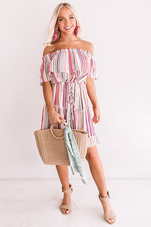 Adore You More Stripe Dress Image - 1