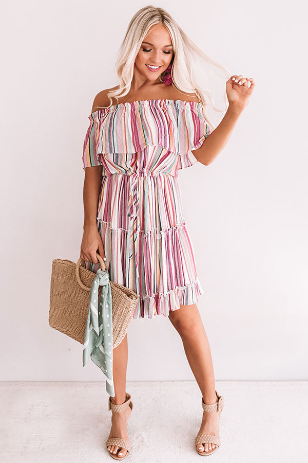 Adore You More Stripe Dress Image - 2