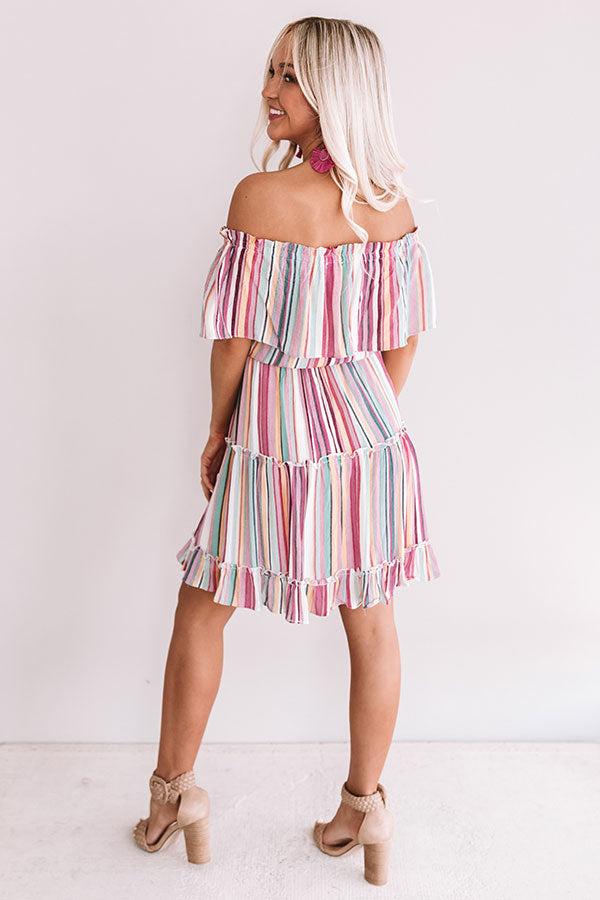 Adore You More Stripe Dress Image - 4