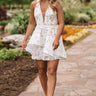 Last Dance Lace Fit & Flare Dress in Ivory Image - 1