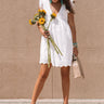 Sway Into Style Eyelet Romper White Image - 1