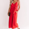 Rooftops And Romance Jumpsuit In Red Image - 1