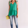 Dreamy Days Shift Tank In Emerald Image - 1