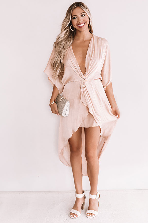 True Romantic Dress In Iced Latte Image - 1