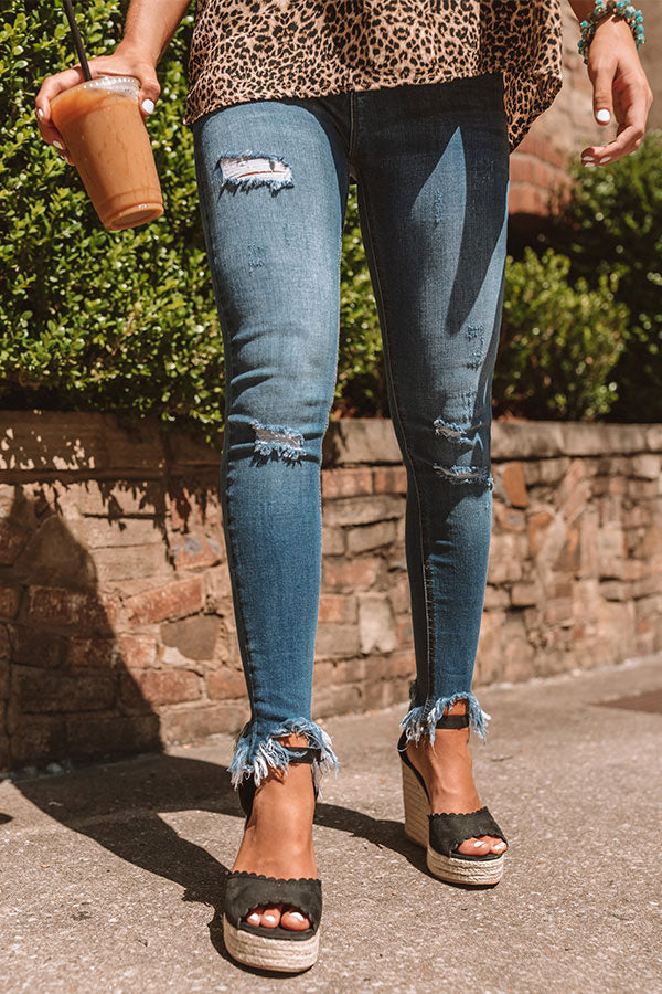 The Nicolette Faux Suede Espadrille Wedge in Black Image - 4