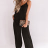 Champagne And Kisses Jumpsuit In Black Image - 1