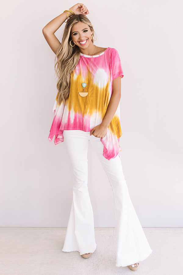 Say It Ain't Soho Tie Dye Shift Top Image - 2