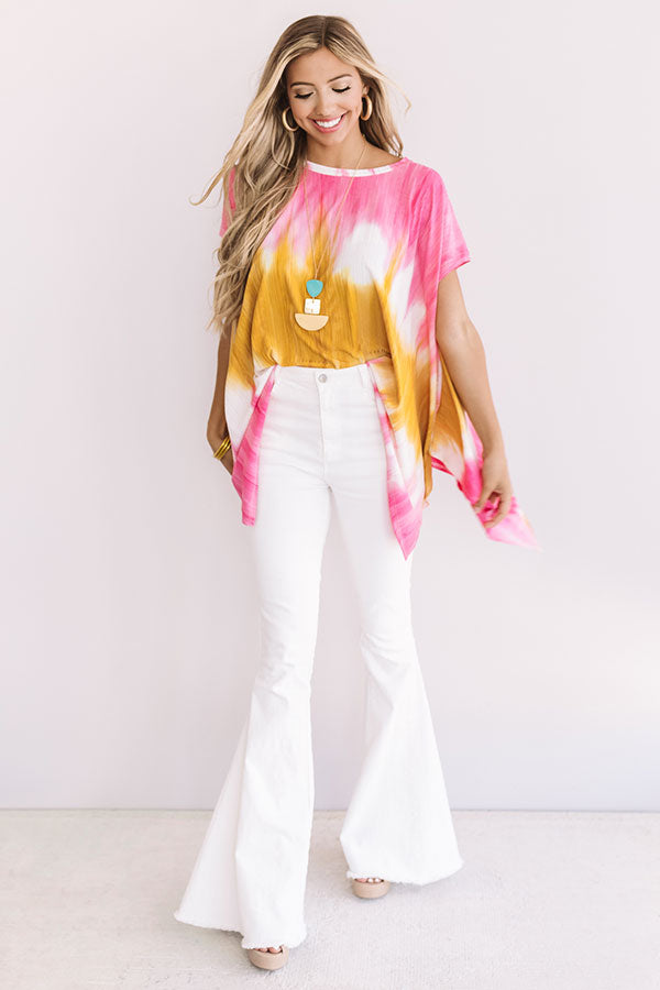 Say It Ain't Soho Tie Dye Shift Top Image - 4