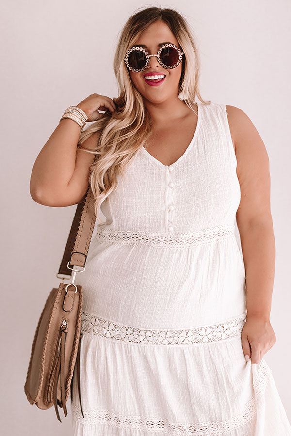 Styled So Pretty Crochet Midi In Cream Curves Image - 4